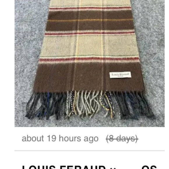 Vintage Louis Feraud Cashmere Scarf - Picture 5 of 5